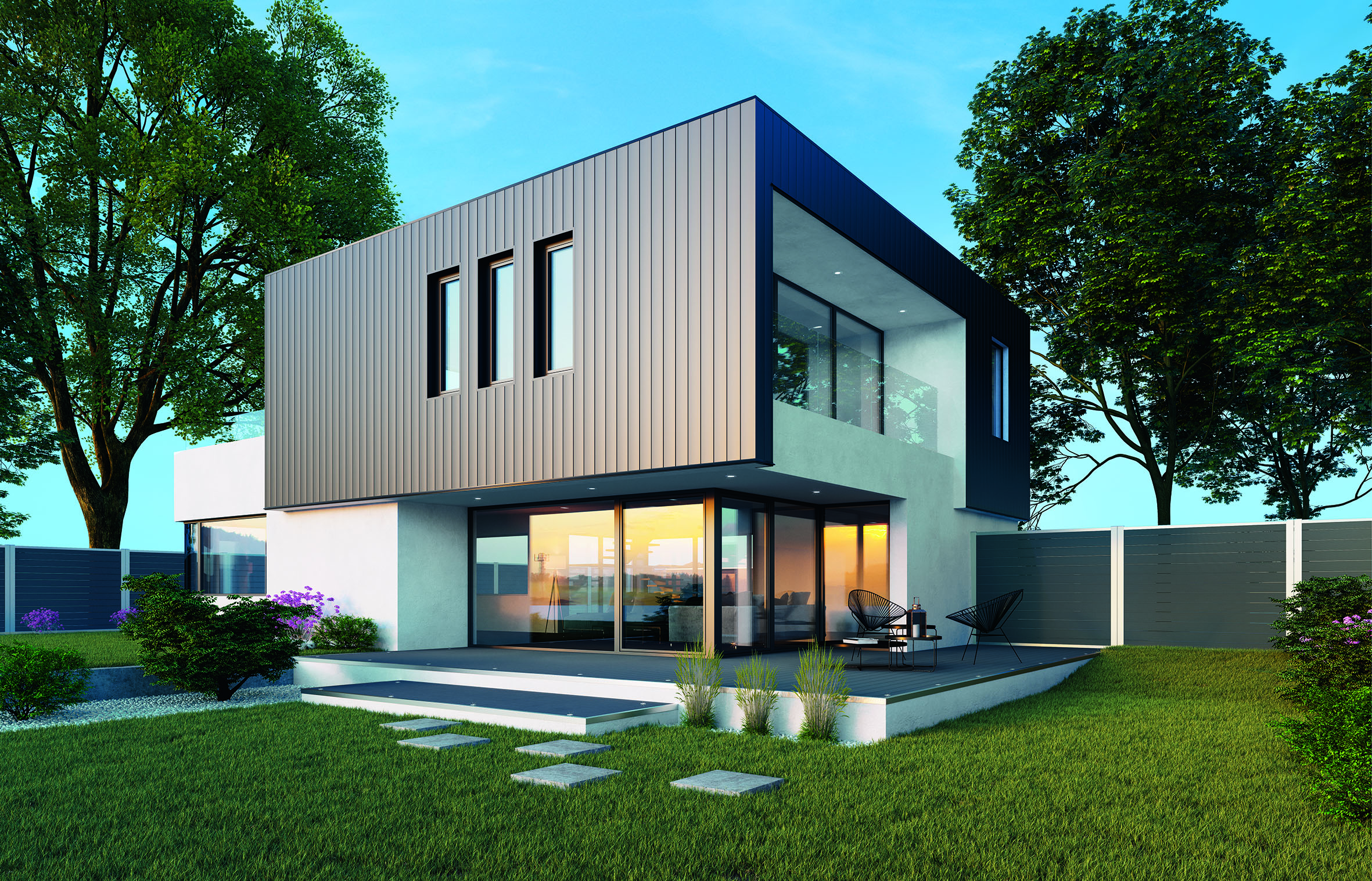 Elegant HST drsna stena